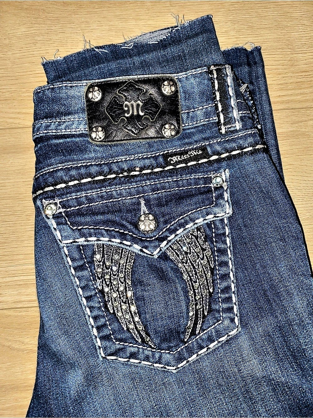 Y2k vintage Miss Me bootcut baggy jeans